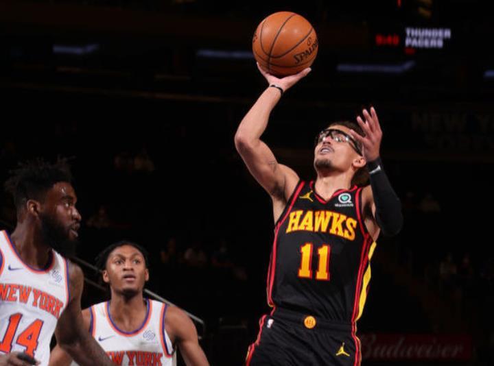 nba下注平台- 特雷杨32+15老鹰胜黄蜂  